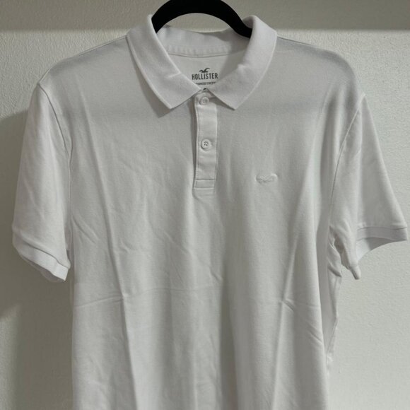 Hollister ICON POLO WHITE